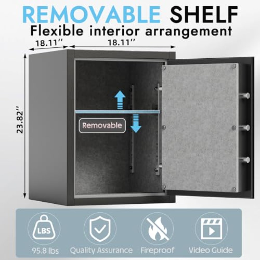 Biometric Fireproof Safe Box f – Home Security Safe Bewertung und Preis