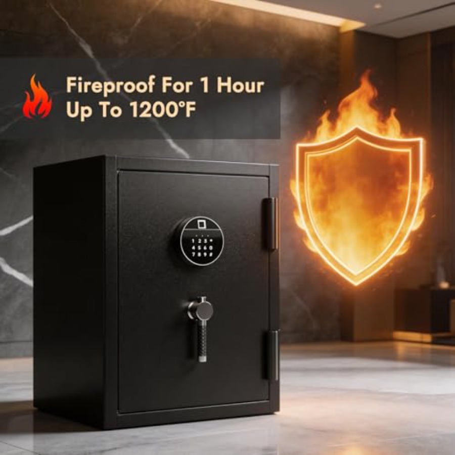 Biometric Fireproof Safe Box f – Home Security Safe Bewertung und Preis