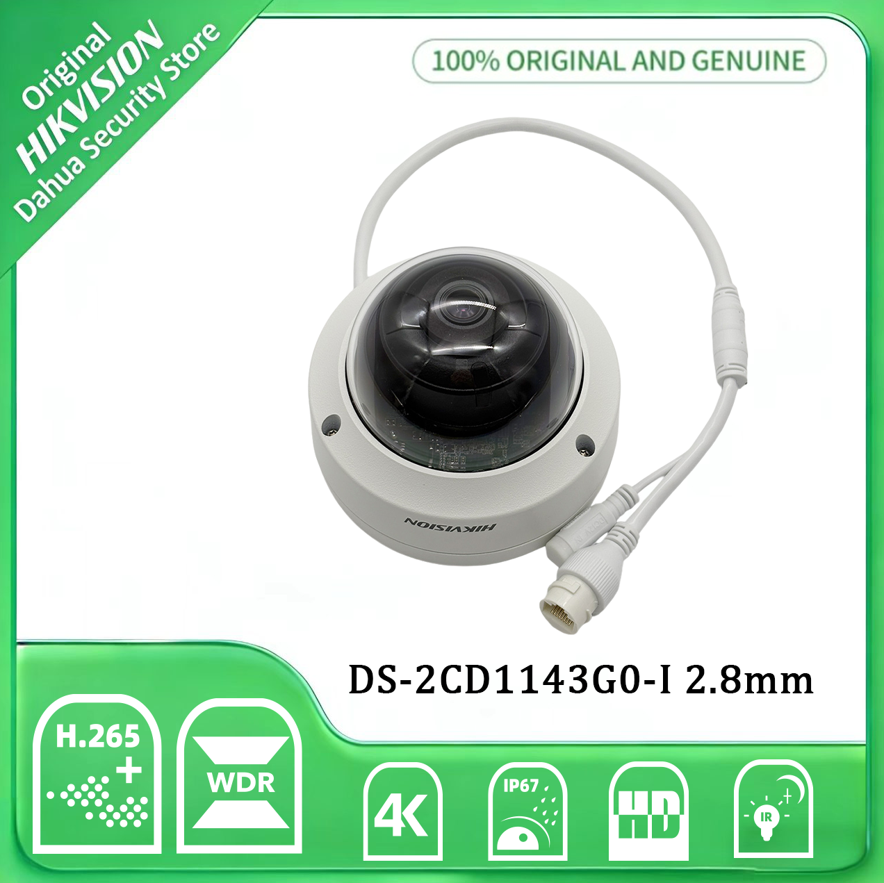 Hikvision DS-2CD1143G0-I 2.8mm – Home Security System Hikvision Bewertung und Preis