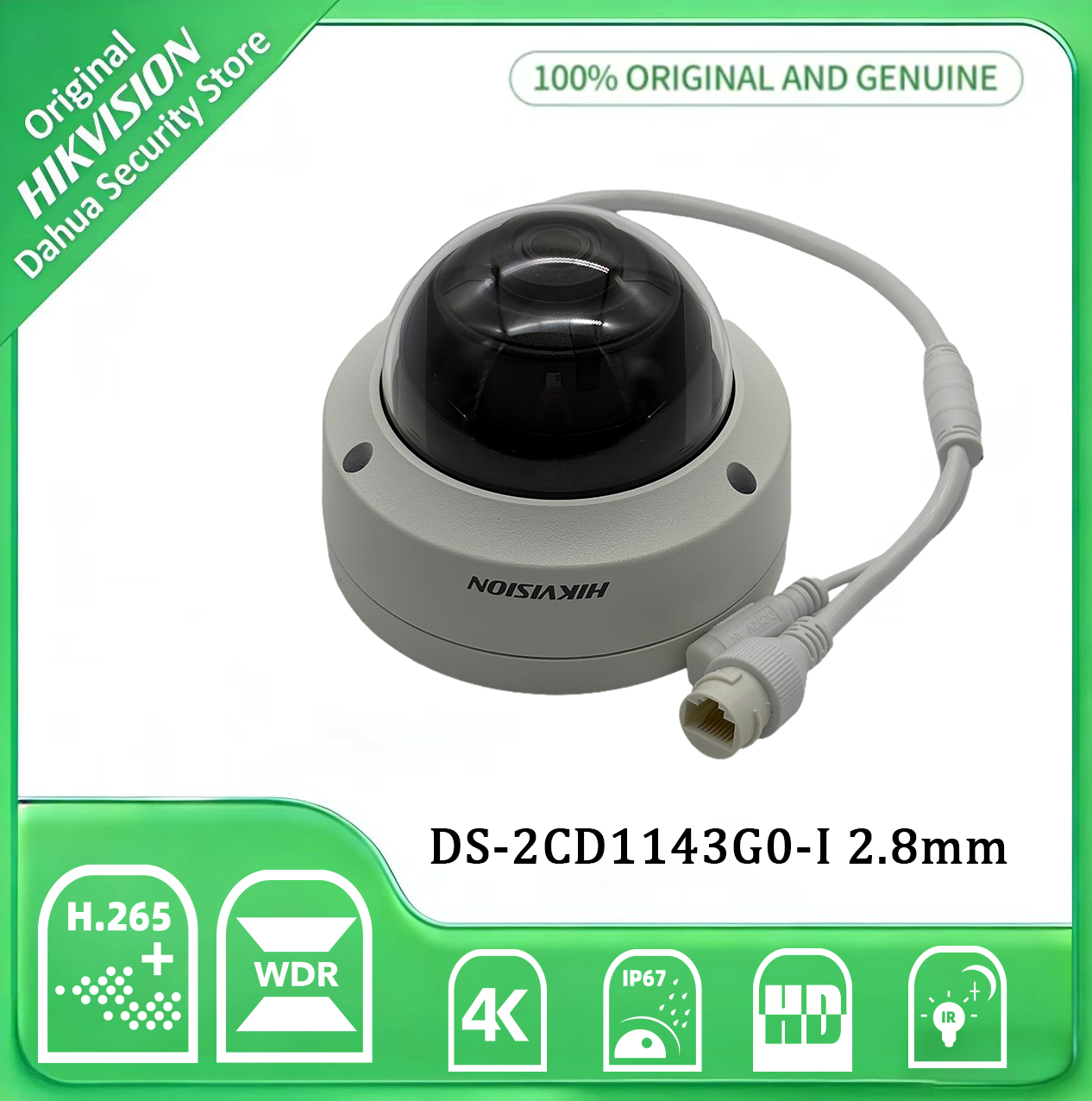 Hikvision DS-2CD1143G0-I 2.8mm – Home Security System Hikvision Bewertung und Preis
