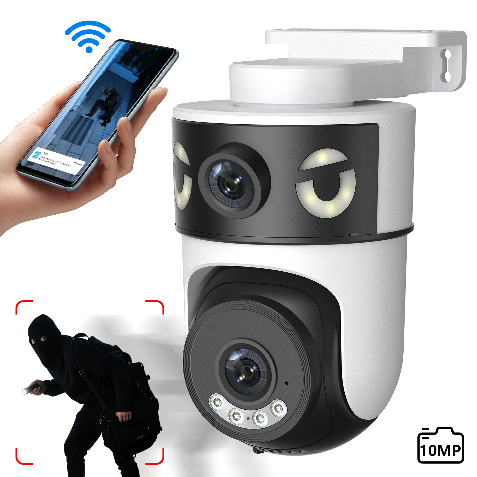 10MP PTZ IP Camera with 8MP 5K – Home Security Ai Bewertung und Preis