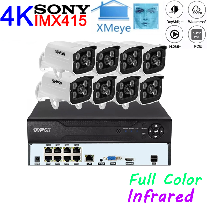 Full Color Infrared 4K 8M IMX4 – Nvr Kit 8 Channel Bewertung und Preis