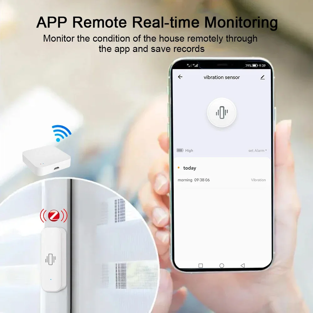 Tuya WiFi/Zigbee Smart Vibrati – Home Security With Monitoring Bewertung und Preis