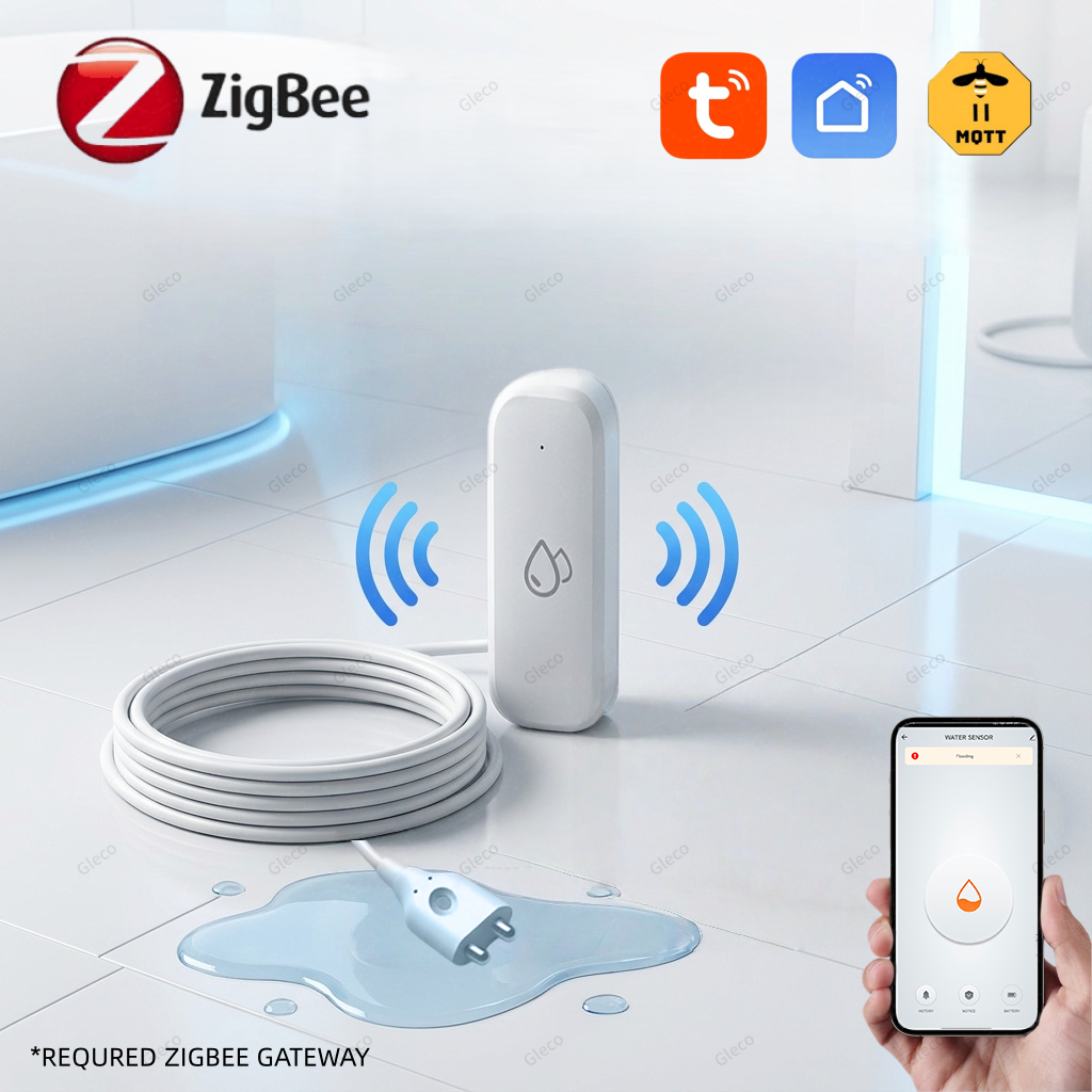 Tuya Zigbee Water Leak Sensor  – Home Security With Monitoring Bewertung und Preis