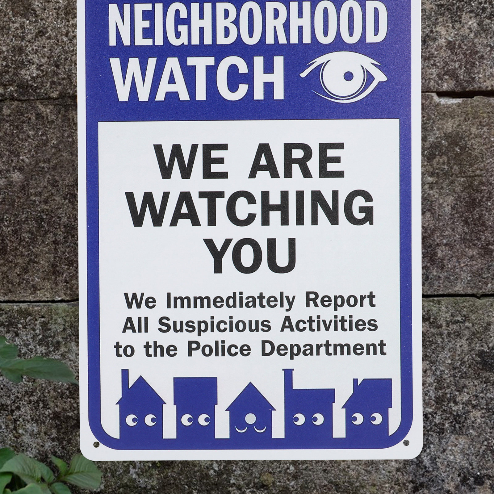 We Are Watching You Sign Weath – Home Yard Security Bewertung und Preis
