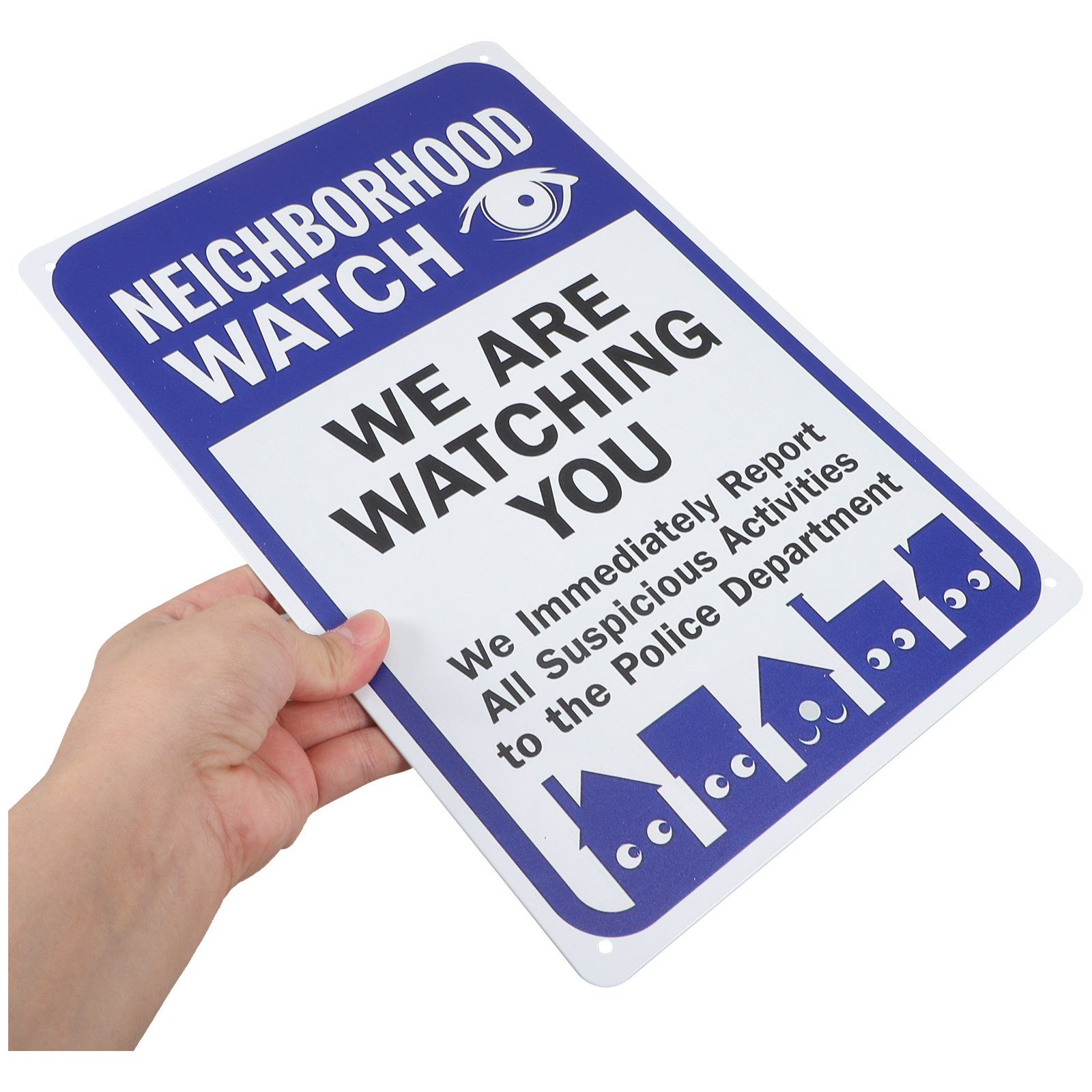 We Are Watching You Sign Weath – Home Yard Security Bewertung und Preis