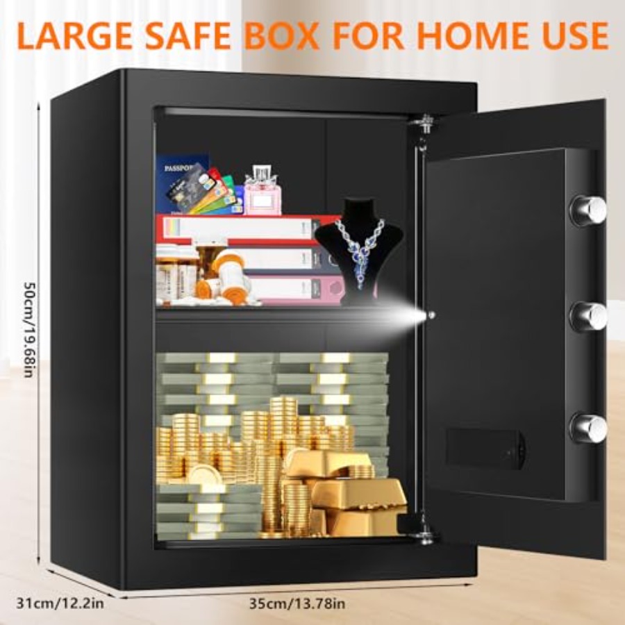 3.4 Cuft Large Fireproof Safe  – Home Security Key Box Bewertung und Preis