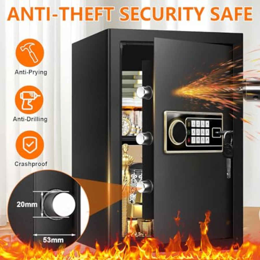 3.4 Cuft Large Fireproof Safe  – Home Security Key Box Bewertung und Preis