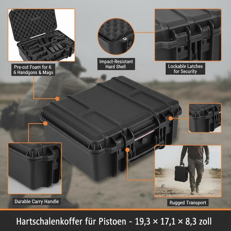 Gun Storage Box 15 x 12 x 10 I – Home Security Key Box Bewertung und Preis