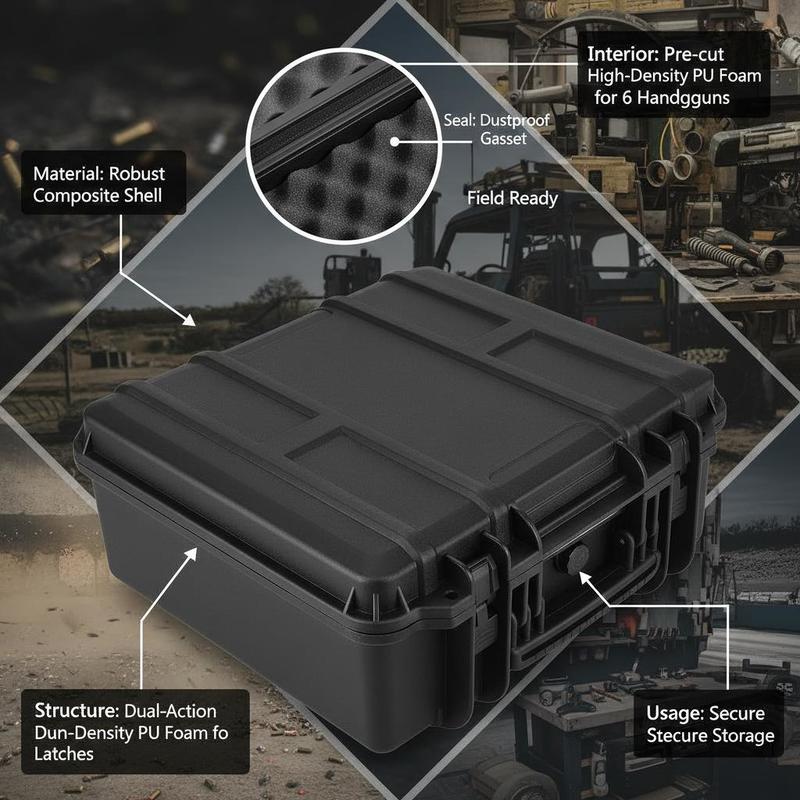 Gun Storage Box 15 x 12 x 10 I – Home Security Key Box Bewertung und Preis