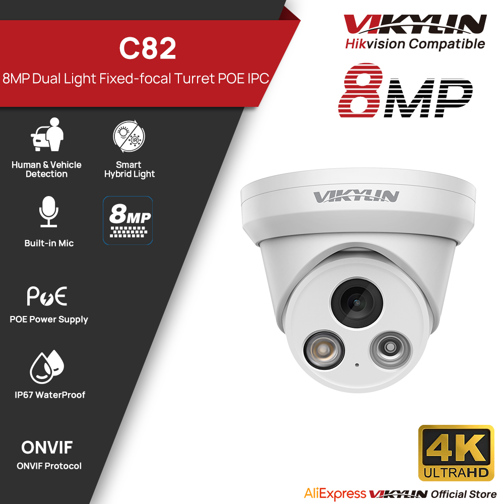 VIKYLIN 8MP 4K Dual Light IP C – Home Security Service Bewertung und Preis