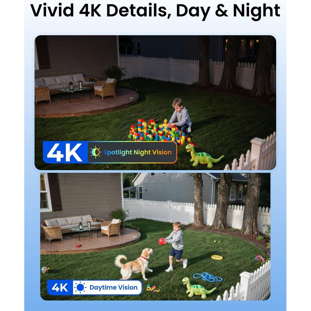 Wireless 4K Outdoor Security C – Home Security Cameras No Subscription Bewertung und Preis