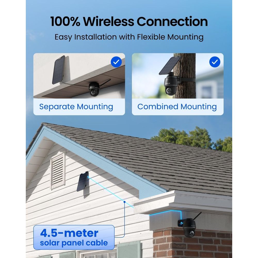 Wireless 4K Outdoor Security C – Home Security Cameras No Subscription Bewertung und Preis